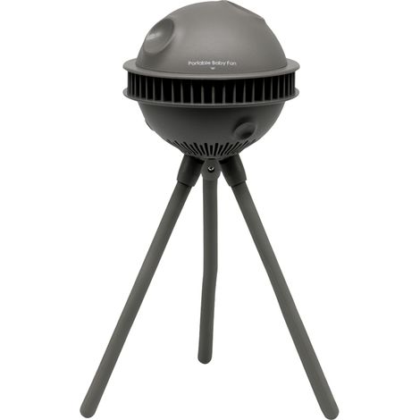 Ventilateur pour poussette pieuvre, ventilateur rafraîchissant sans pales, mini ventilateur portable, refroidissement à 360°, 4 vitesses, rechargeable par USB, sûr pour bébé