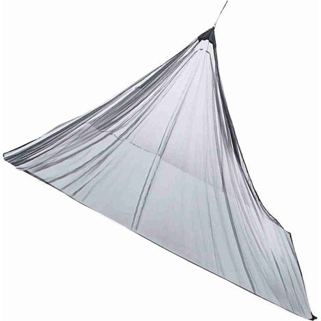 Moustiquaire de camping compacte et légère, tente en filet pour le camping et la randonnée, moustiquaire triangulaire d'extérieur avec sac de transport pour usage individuel (1/2)