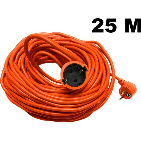 Cavo Prolunga 25 metri Corrente Elettrica Presa Schuko Domestica Casa 220V