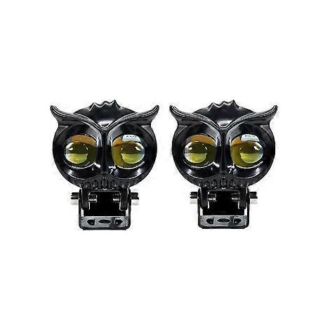 Motorrad-LED-Nebelscheinwerfer, 90 W, bernsteinfarben und weiß, zusätzliche LED-Scheinwerfer, superhell, wasserdicht, für Auto, Motorrad, Fahrrad, SUV