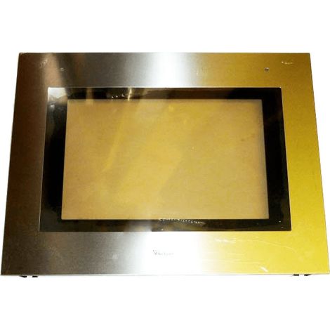 VITRE EXTERIEUR DE FOUR INOX POUR FOUR WHIRLPOOL - 481245059603
