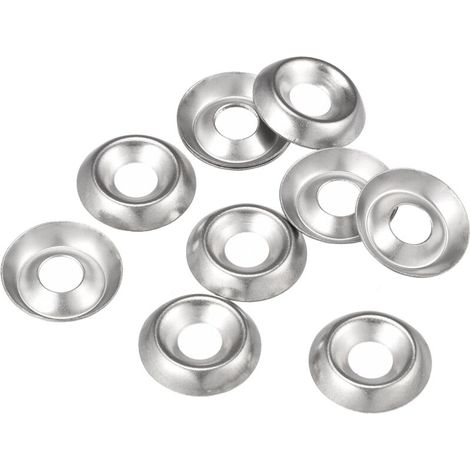 Rondelle cuvette inox 304 – Diamètre extérieur 13,5mm – Lot de 100 pièces – Résistance à la corrosion pour connexions électriques - 100pcs