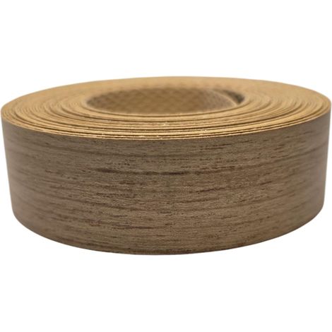 1x Bande de Chant Thermocollant 21mm x 5m Epaisseur 0,50mm Mélaminé Facile à Appliquer Bricolage Étagère Meuble Panneau Bois Durable, Chêne Miel (1/3)