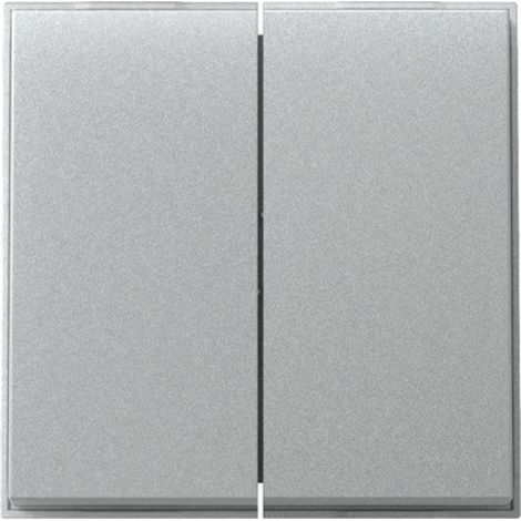 Gira Wippe 2-fach TX44, IP44, Thermoplast, Alu, 329565