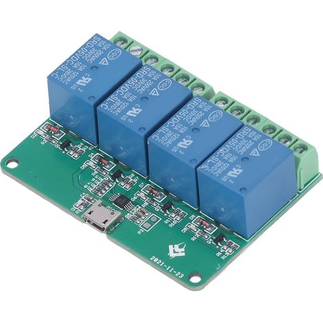 4-Kanal-Relaismodul 5V für HID-Treiber, kostenlose USB-Erweiterungsplatine, intelligenter PC-Steuerschalter (1/5)