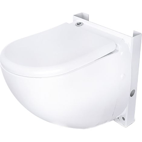 SFA – Sanicompact Comfort – Wand-WC mit integrierter Abwasserhebeanlage – Modern – Höhenverstellbar – Waschbeckenanschluss – Doppelspülung Eco+ – 51 dB – Pflegeleicht – 42 x 51,5 x 42 51 cm – 550 W