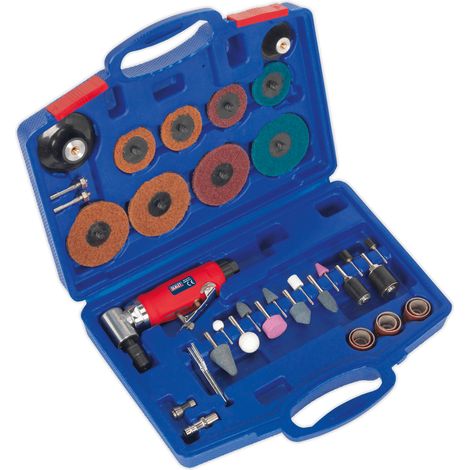 Sealey Generation Air Angle Die Grinding/Sanding Kit 42pc GSA674K
