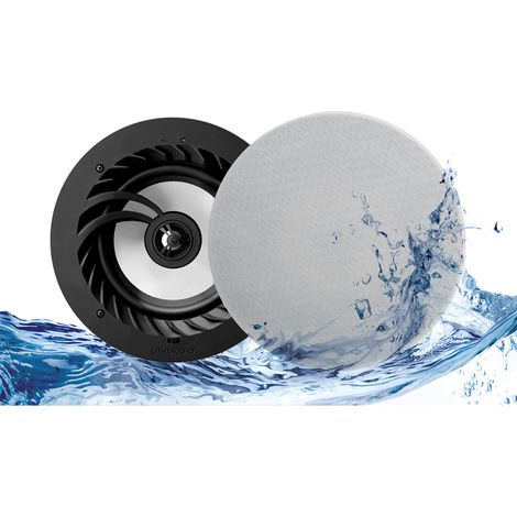 Proofvision Lithe Audio 6.5" IP44 Bathroom Ceiling Bluetooth Master Speaker (1/3)