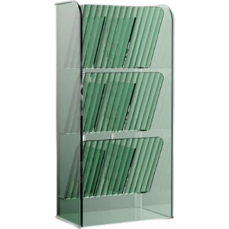 Kosmetik-Organizer-Ständer, Badezimmerregal, abnehmbares Gewürzregal für die Küche, Eckablage für den Waschtisch-Green Bevel (1/5)