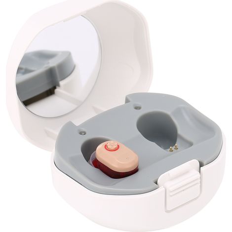 Amplificateur auditif CN127 sans fil rechargeable, assistance auditive pour oreille droite, amplificateur de son rouge