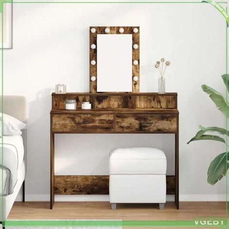 ABI Table de Toilette Marron 100 x 41 x 140 cm Bois d'ingénierie 7291712302626 (1/5)