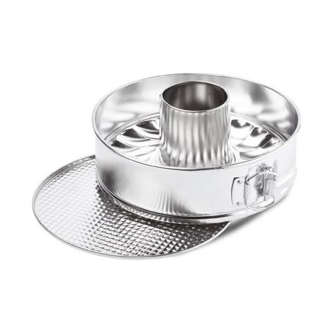Stampo Forma Tortiera Dolci con Cerniera 2 Fondi Banda Stagnata 18 cm Ghidini (1/2)