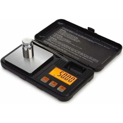 Balance De Cuisine Numérique De Précision, XU, 50g/0.001g, Avec Étalonnage 50g, Pince À Épiler, Fonction Tare, LCD Rétroéclairé - KZQ (1/4)