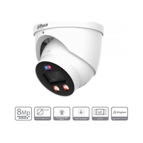 DAHUA - Dome TIOC 8 mpx - IPC-HDW3849H-AS-PV-PRO