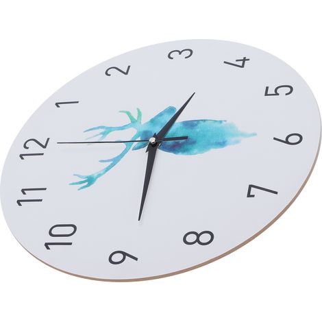 Horloge Murale Rétro 29CM Style Européen Silencieuse pour Salon et Chambre Décor (1/5)