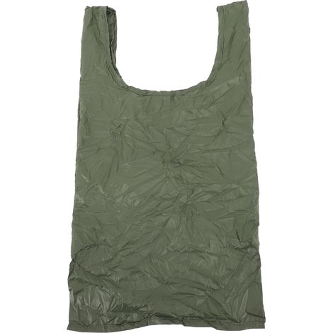 Sac de rangement de courses réutilisable, pliable dans une pochette, sacs d'épicerie de recyclage légers de grande capacité, vert (1/5)