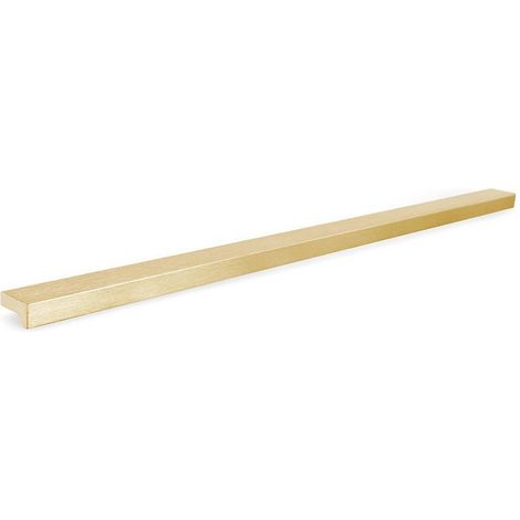 tirador angle. aluminio. 1440mm - viefe acabado laton oscuro dist. agujero dist. 256mm.