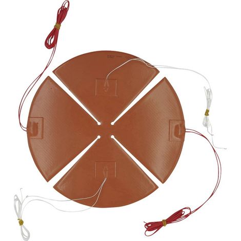 Thermo TECH silicone Elément chauffant 24 V/AC, 24 V/DC 200 W Indice de protection IPX6 (Ø) 300 mm