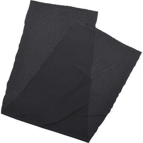Grille de protection anti-poussière pour haut-parleurs stéréo, 1,7 m x 0,5 m, tissu noir. (1/5)