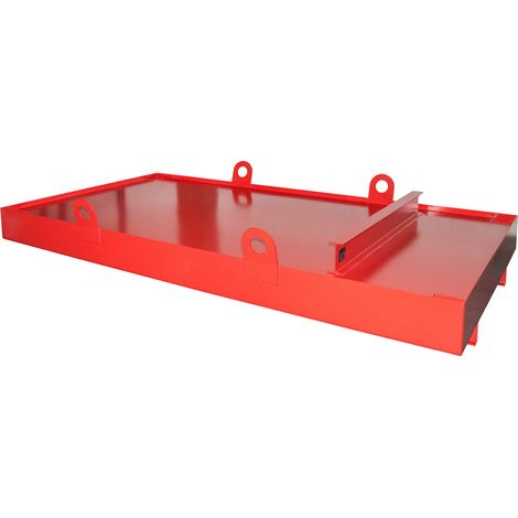 Bauer Containerwanne CW 3, 1276l, Feuerrot