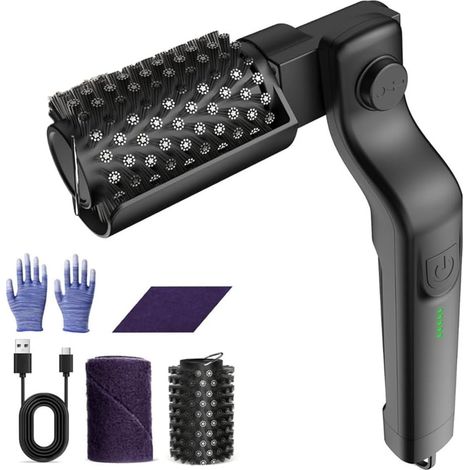 Brosse de Nettoyage Électrique pour Barbecue à Gaz sans en Acier Inoxydable pour Grillades en Extérieur. (1/5)