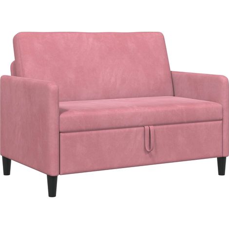 Sofa mit Stauraum Rosa 122 x 78 x 87 cm Polyester vidaXL (1/5)