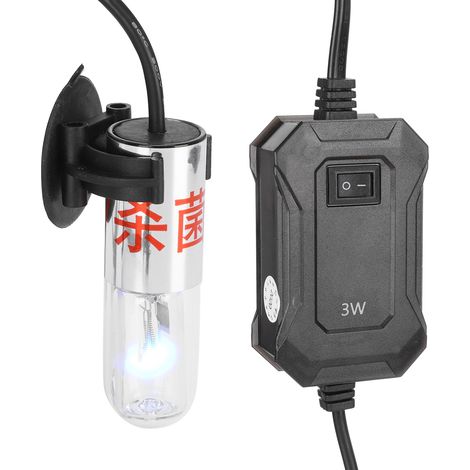 Lampe UV pour aquarium, lampe de nettoyage pour bassin et étang (1/5)
