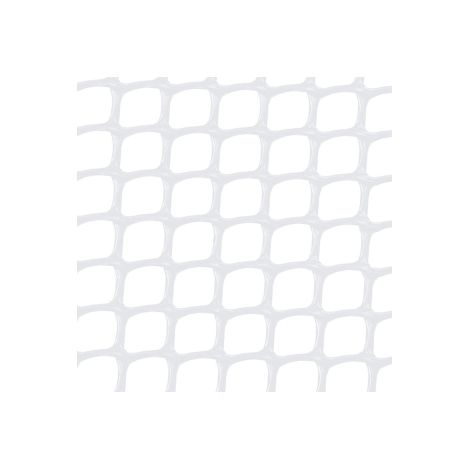 RETE QUADRATA 10X10 BIANCA - 1X25 M