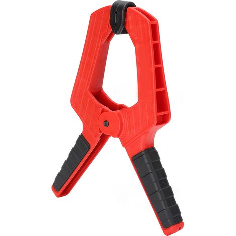Lot de 4 Pinces à Ressort de Menuisier, Clips en Plastique Technique pour Fixation Toile de Fond, Bricolage et Loisirs Créatifs, 10 cm (1/5)