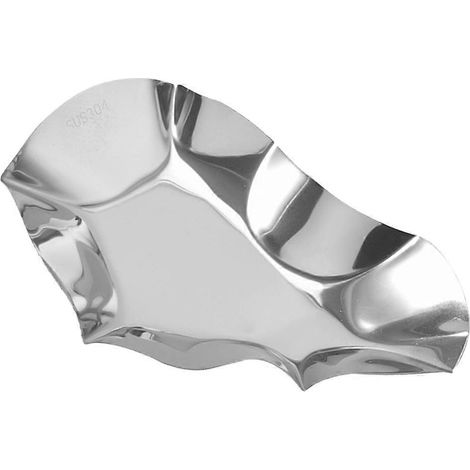 Plat à huîtres en acier inoxydable argenté, compatible avec la cuisson et réutilisable (1/5)