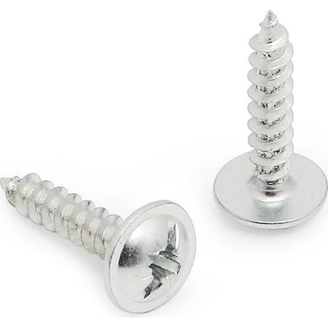 tornillo tirador para rosca madera. acero. cabeza ancha komby. zincado metrica m-3 largo 20mm ( color:000000 100) (1/3)