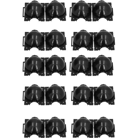 Lot de 10 boîtes de greffage à haute pression pour bouturage de plantes (12 cm), noires. (1/5)