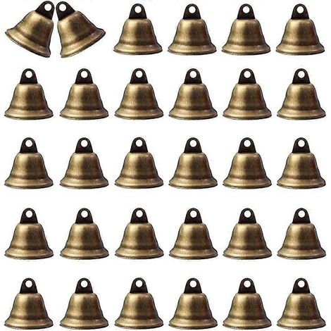 30 pièces petite cloche à main vintage en bronze cloches vintage clochettes vintage en bronze cloches vintage en bronze mini cloche à main cloche en bronze artisanale petite (1/5)