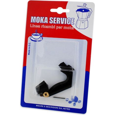 KIT MANICO POMOLO VALVOLA VITE 2-3 TAZZE CAFFETTIERA MOKA COMPATIBILE BIALETTI