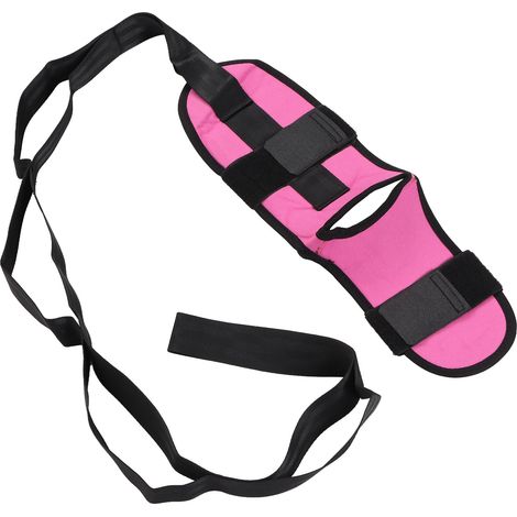 Étireur de jambes, relaxation musculaire, haute élasticité, amélioration de la flexibilité, rééducation, étireur de pieds rose rouge (1/5)
