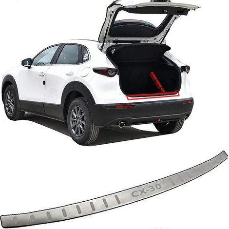 Accessoires auto - Pare-chocs de coffre pour Mazda CX-30 2020-2024 - Protection de seuil de porte arrière - Pièce auto ( ) (1/5)