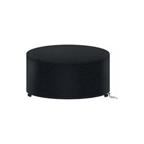 Housse de protection pour table ronde de jardin 120 x 75 cm – Imperméable 210D Oxford – Sangles Click-Close et cordon de serrage (1/5)