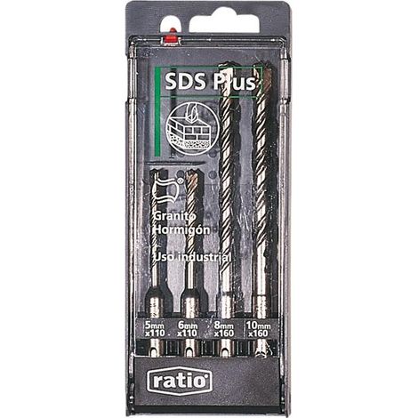 Juego brocas piedra SDS-Plus Ratio -