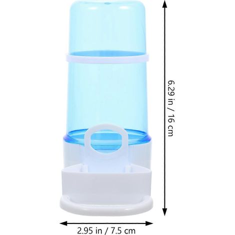 Distributeur automatique de nourriture pour oiseaux, mangeoire en plastique (lot de 2) pour oiseaux de compagnie (1/4)