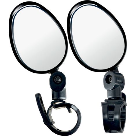 Silicone Bike Rearview Mirrors Quick Release Wide Angle Convex Cycling Reflectors Flat View Mirrors (1/5)