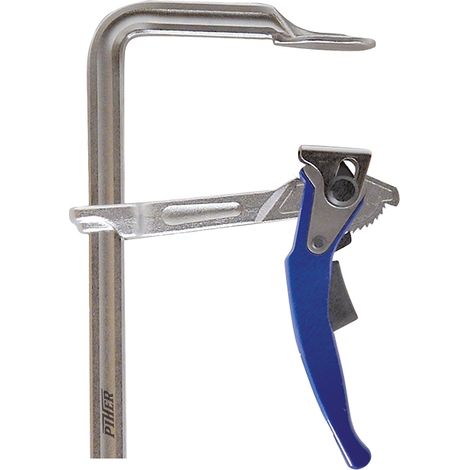 Piher – Serre-joint rapide cranté 16 x 8 cm – Prise solide pour collage et vissage – Outil pour bois dur et teck – Système de serrage rapide