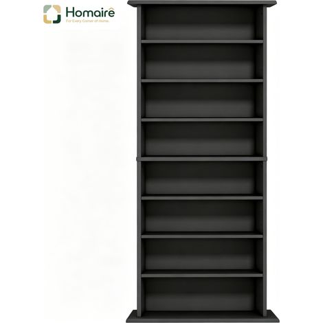 Aufbewahrungseinheit mit Schubladen, schwarz, in Holzdekor 58 x 24 x 126,3 cm HOMAIRE (1/5)
