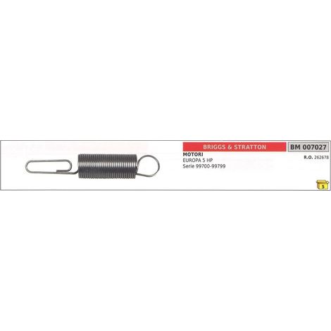 Molla regolatore di giri BRIGGS & STRATTON per motore tosaerba EUROPA 5HP 007027