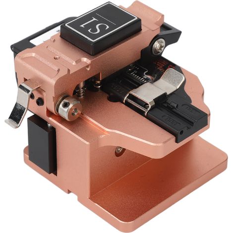 Outil de clivage de fibre optique FTTH, coupe-fils pour câbles optiques, presse de coupe haute précision, soudage à froid et fusion à chaud, durée de vie de 60 000 cycles. (1/5)