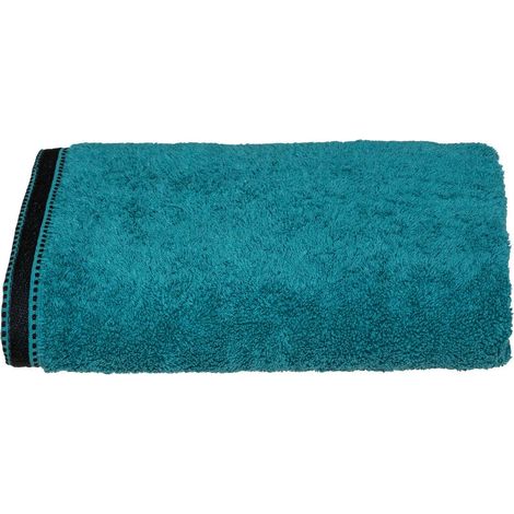Toalla baño premium color verde petrol 70x130cm (1/4)