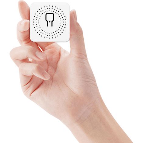 Module de mini-interrupteur 16A, relais intelligent, interrupteur d'éclairage, commande à distance via application et commande vocale, module de disjoncteur pour l'automatisation des appareils domotiq (1/3)