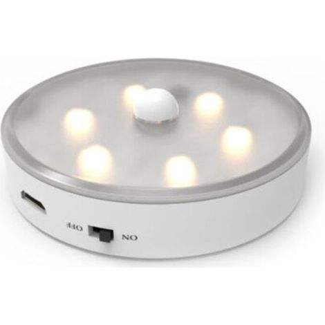 Lot de 3 lampes LED à détecteur de mouvement avec télécommande, idéales pour les escaliers, les chambres, les couloirs, les placards et l'éclairage de la cuisine (lumière chaude). (1/4)