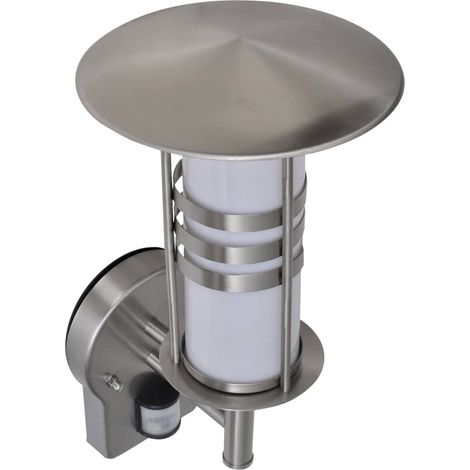 Lampada da parete in acciaio inossidabile forma pagoda con sensore vidaXL (1/5)