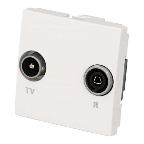 Prise TV + FM Efapel Quadra & Latina (45x45) (1/2)