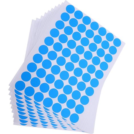Feuilles Autocollants Ronds tanches de Pastilles (1/5)
